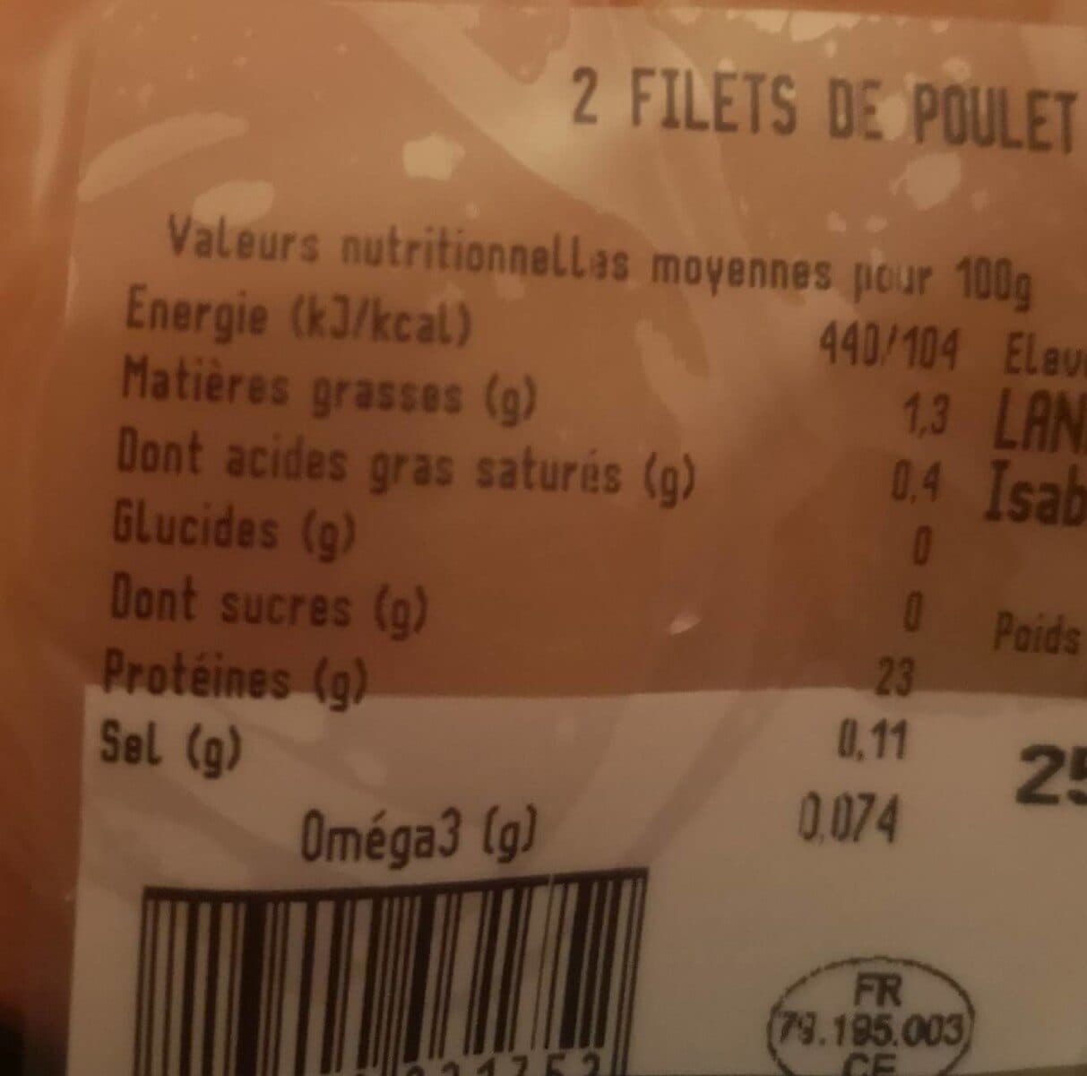 La Nouvelle Agriculture Filet de poulet packshot