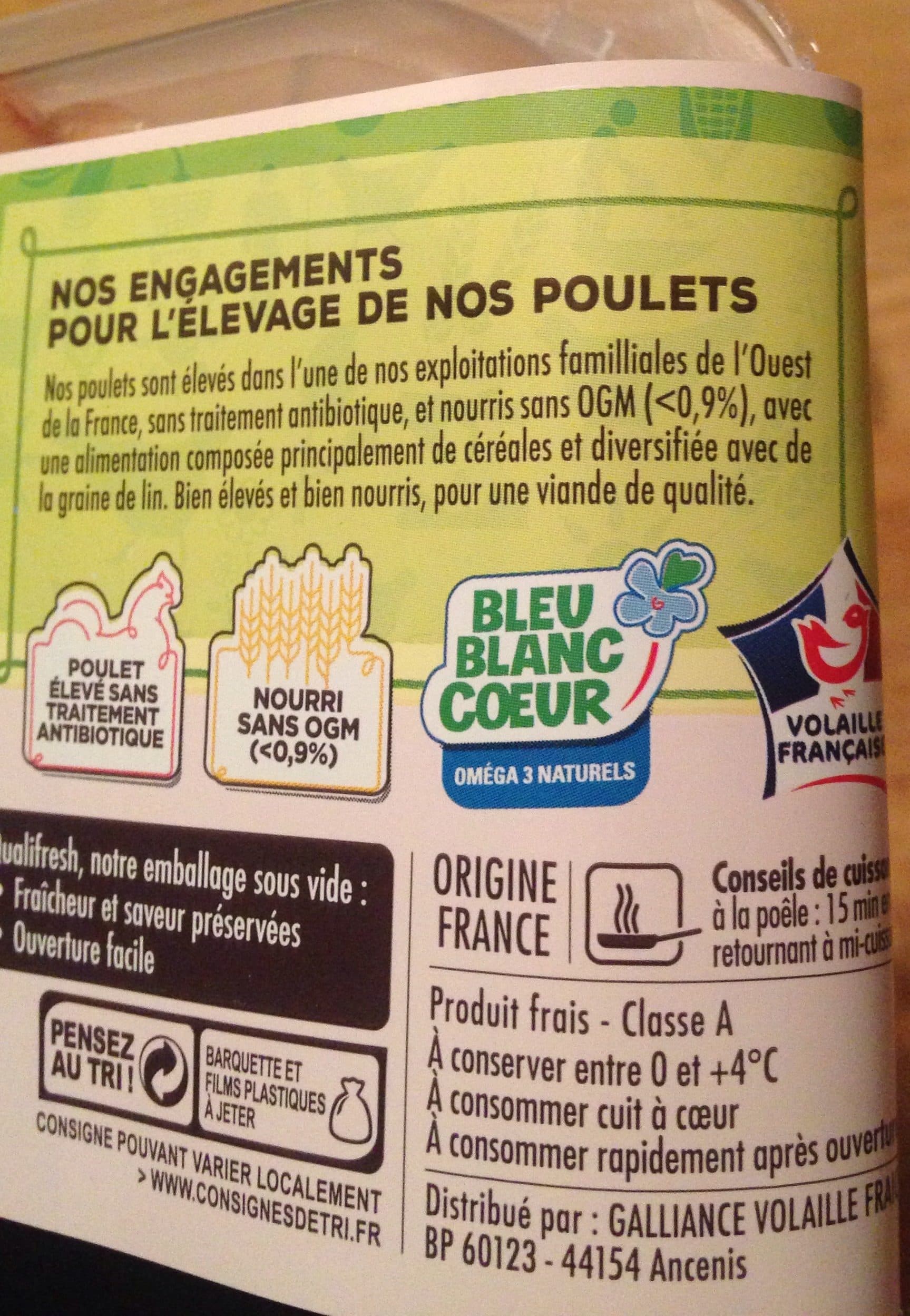 La Nouvelle Agriculture Filet de poulet packshot
