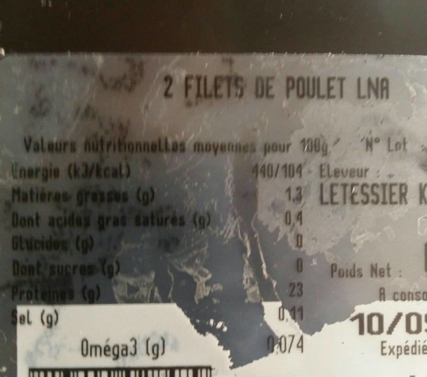 La Nouvelle Agriculture Filet de poulet packshot