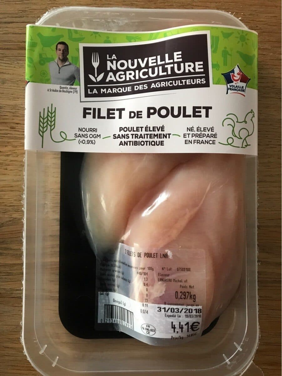 La Nouvelle Agriculture Filet de poulet packshot