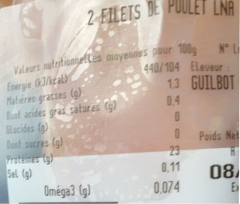 La Nouvelle Agriculture Filet de poulet packshot