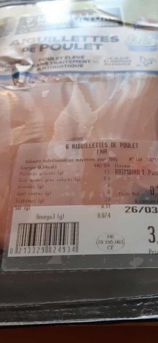 La Nouvelle Agriculture Aiguillettes de poulet packshot