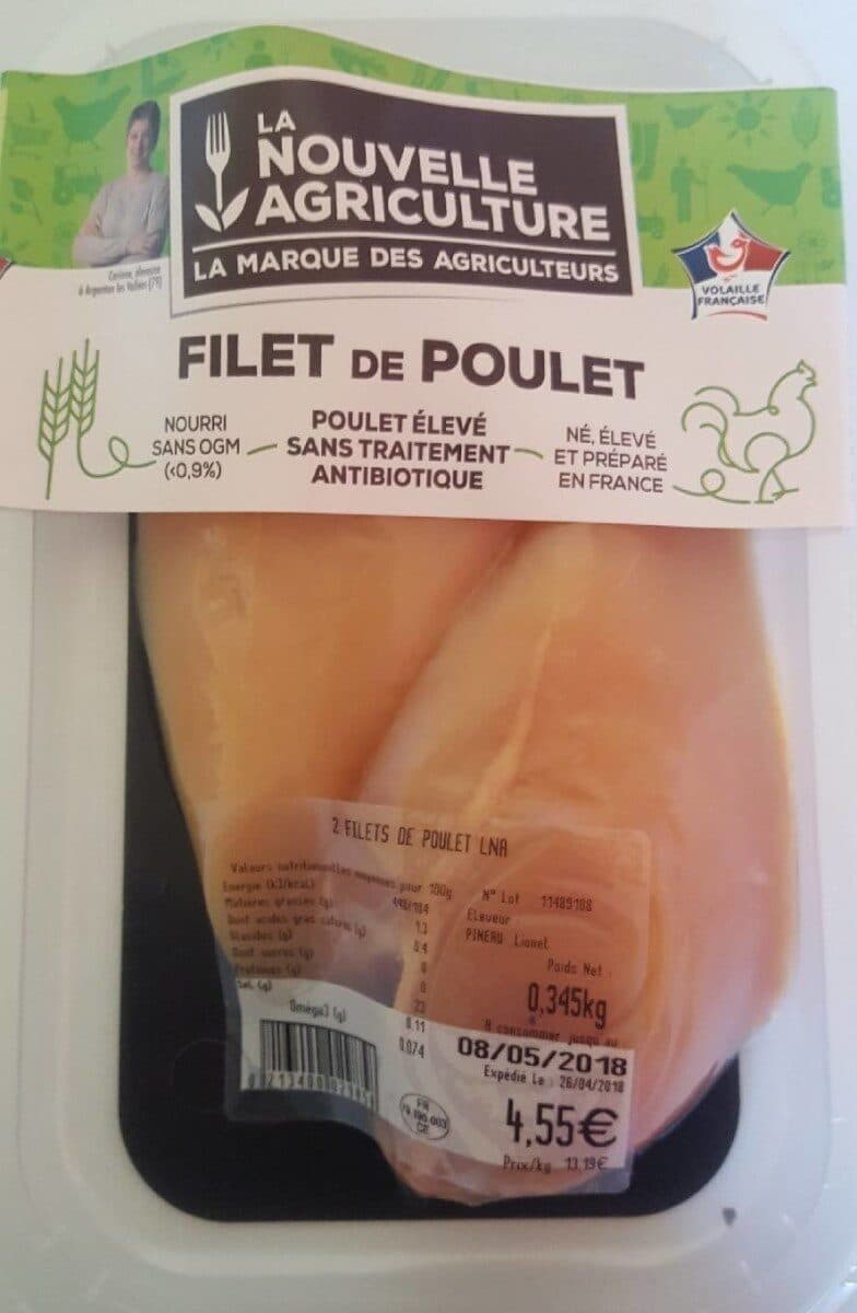 La Nouvelle Agriculture Filet de Poulet packshot