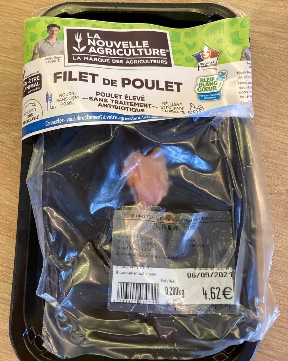 La Nouvelle Agriculture Filet de poulet packshot