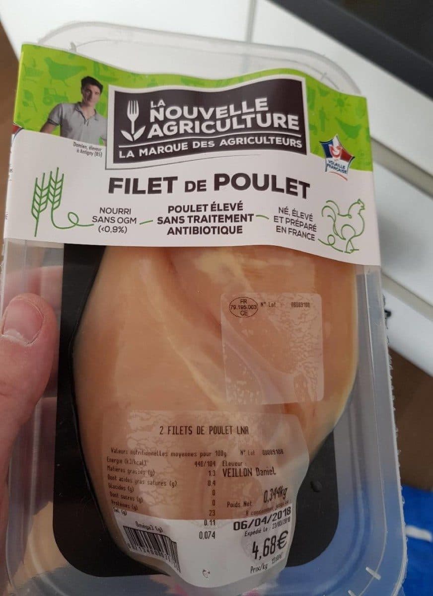La Nouvelle Agriculture Filet de poulet packshot