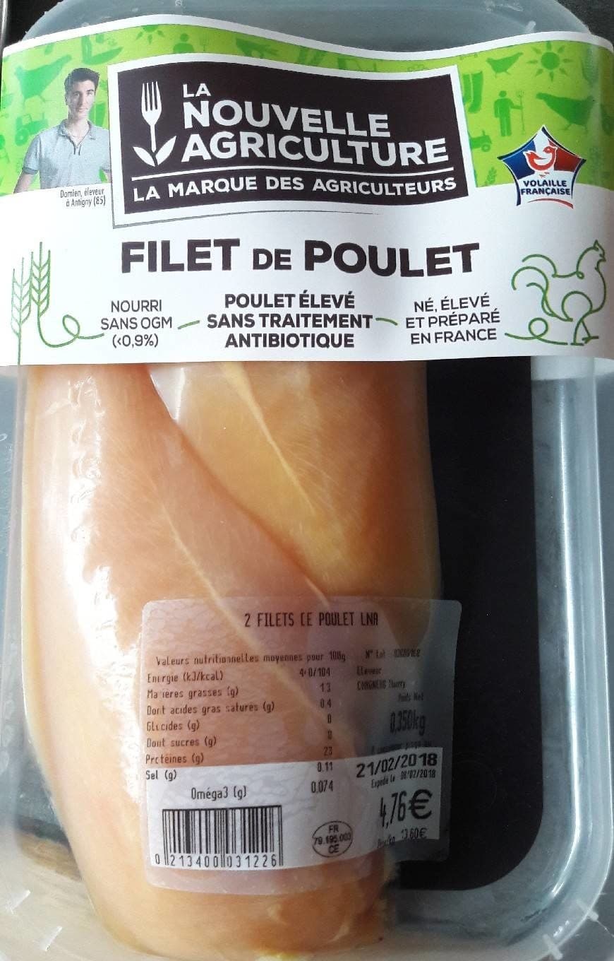 La Nouvelle Agriculture Filet de poulet packshot