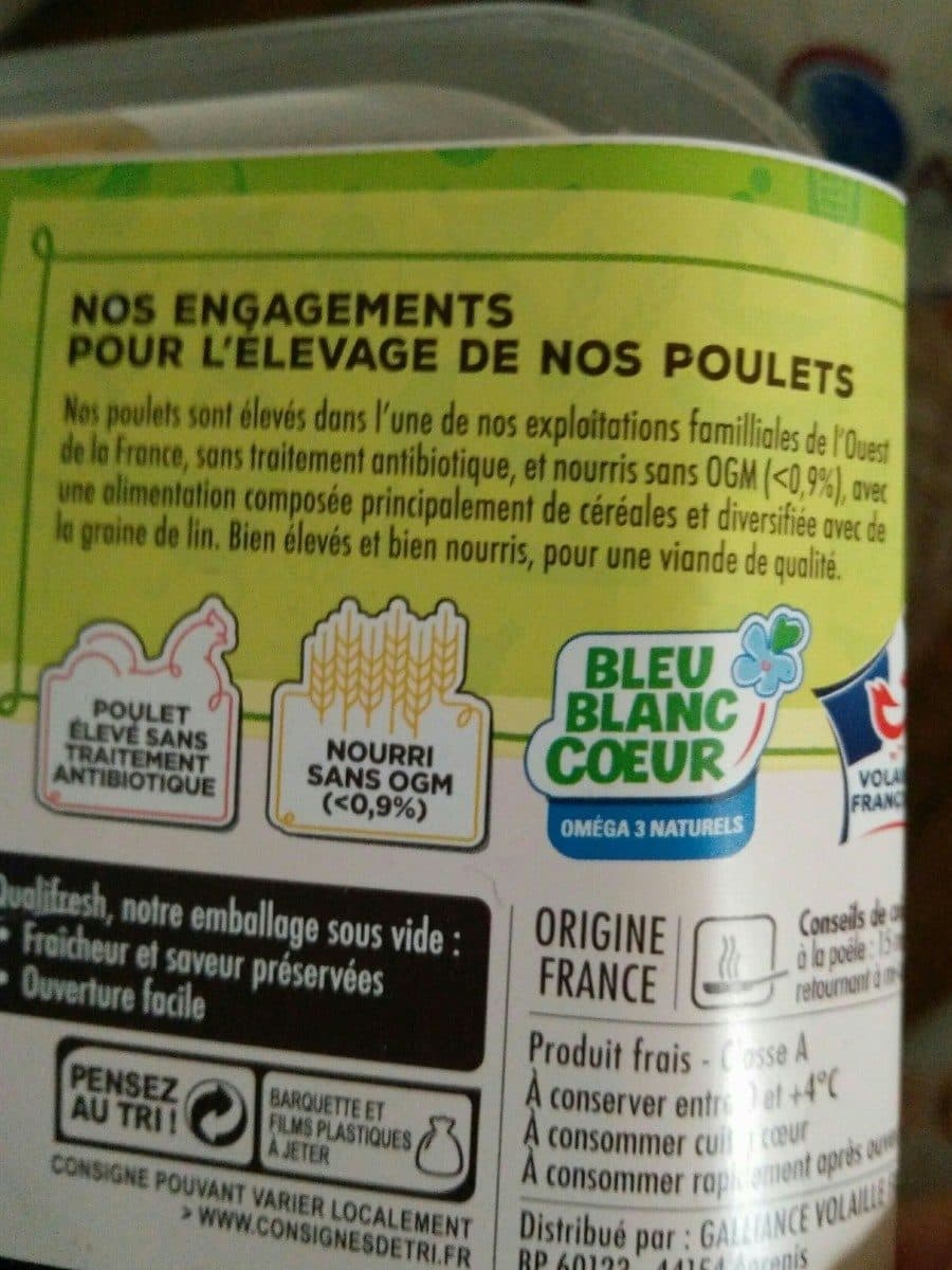 La Nouvelle Agriculture Filet de poulet packshot