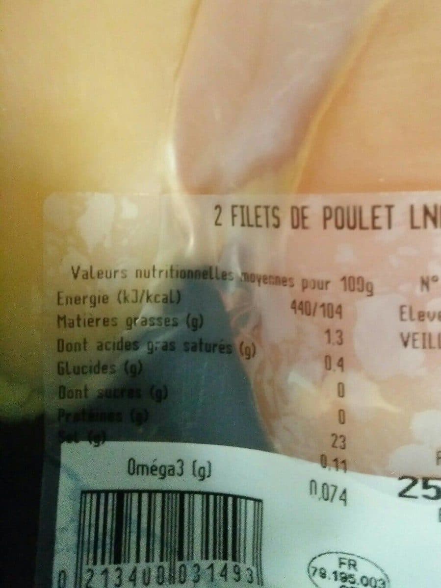 La Nouvelle Agriculture Filet de poulet packshot