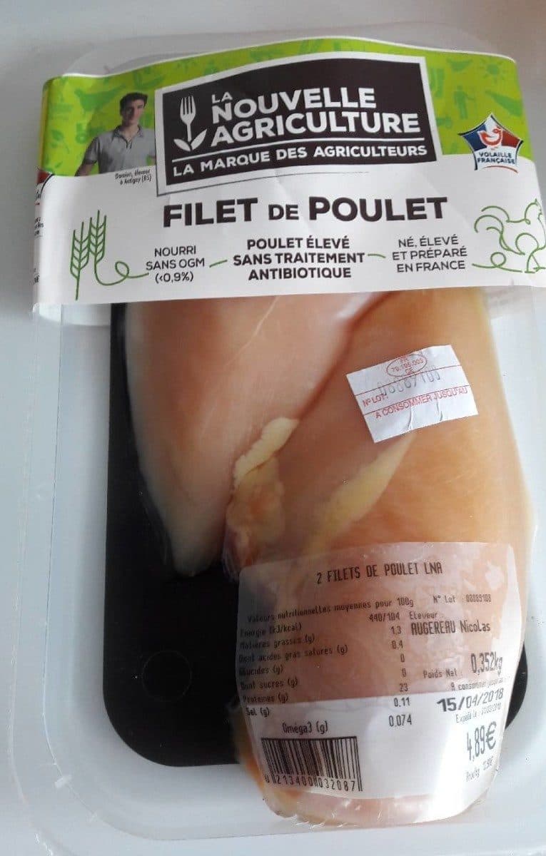 La Nouvelle Agriculture Filet de poulet packshot