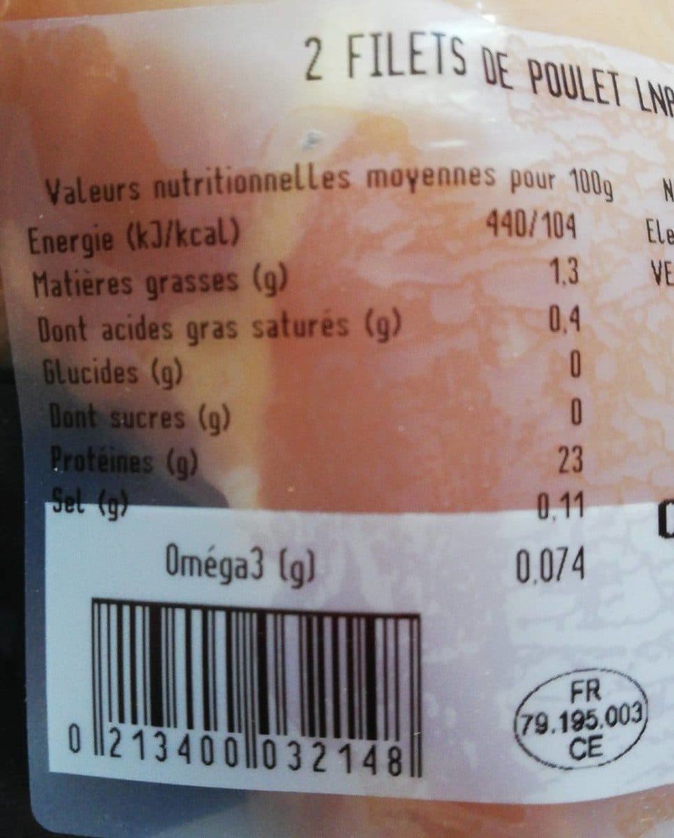 La Nouvelle Agriculture Filet de poulet packshot