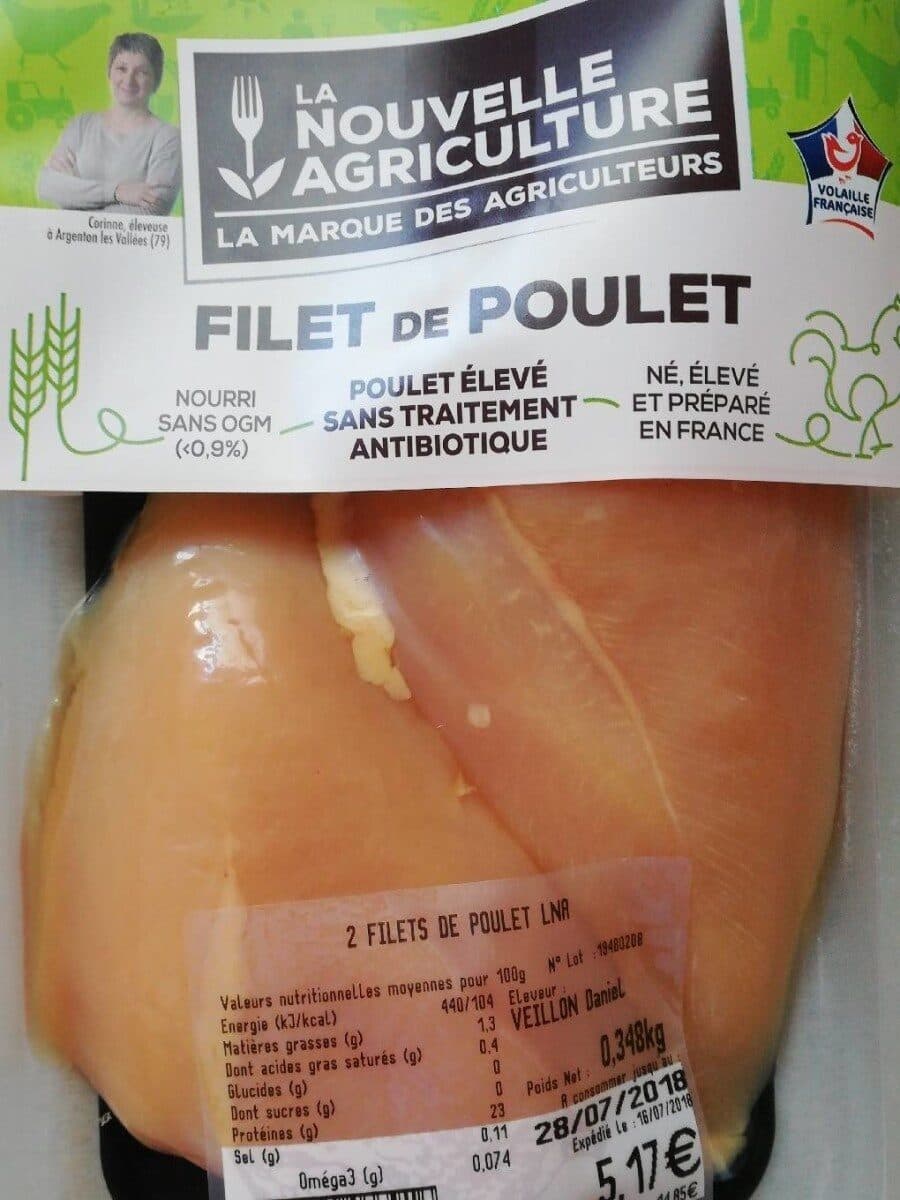 La Nouvelle Agriculture Filet de poulet packshot