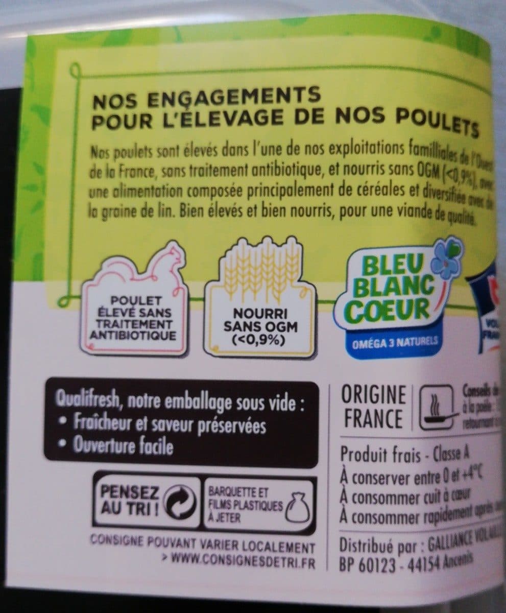 La Nouvelle Agriculture Filet de poulet packshot
