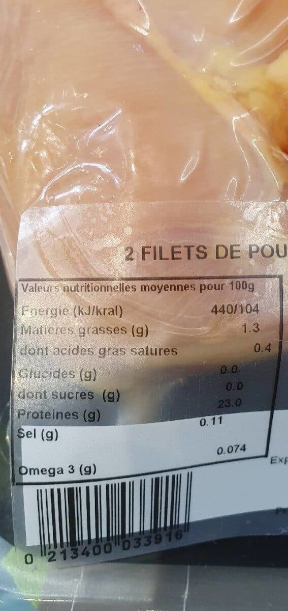 La Nouvelle Agriculture Filet de poulet packshot