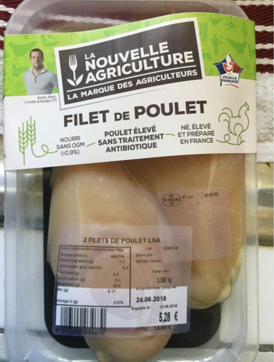 La Nouvelle Agriculture Filet de poulet LNA packshot