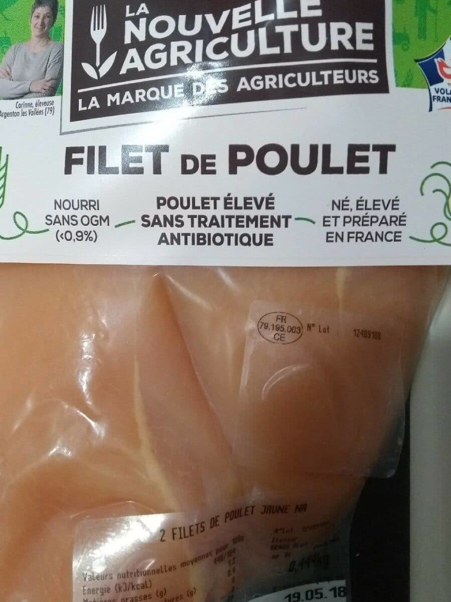 La Nouvelle Agriculture Filet de poulet packshot