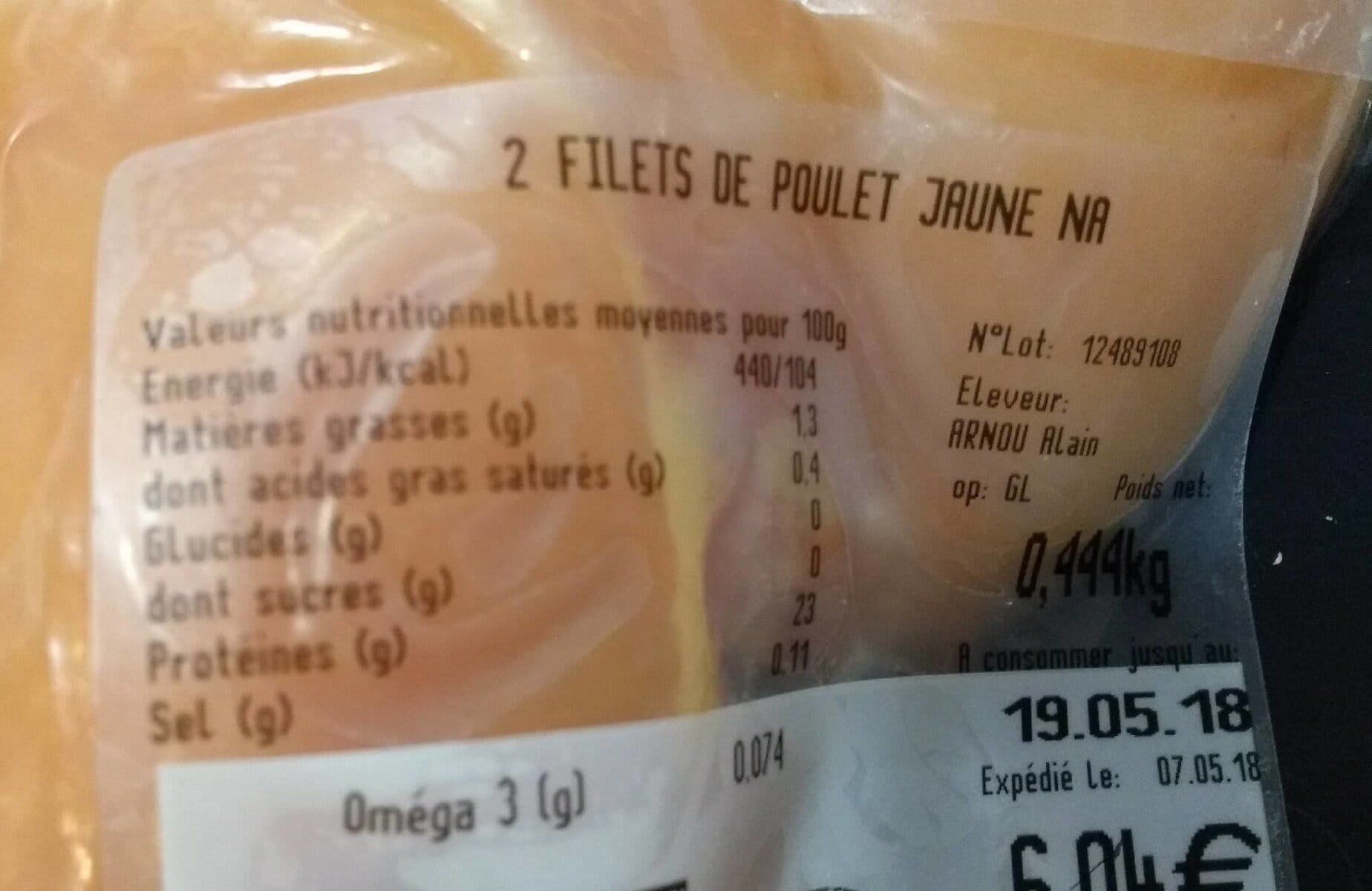 La Nouvelle Agriculture Filet de poulet packshot