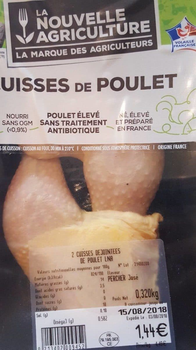 La Nouvelle Agriculture Cuisse de poulet packshot