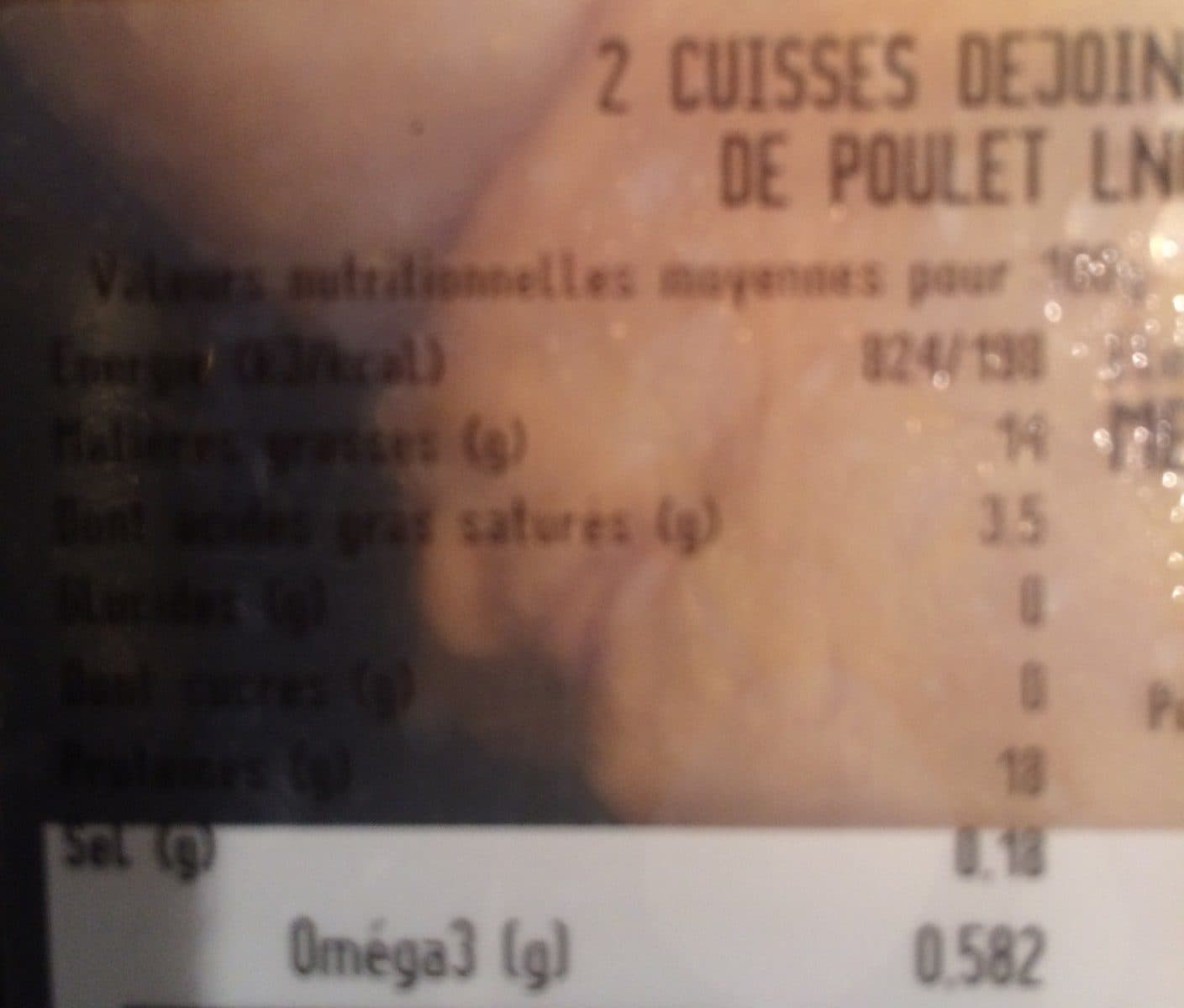 La Nouvelle Agriculture Cuisses de poulet packshot