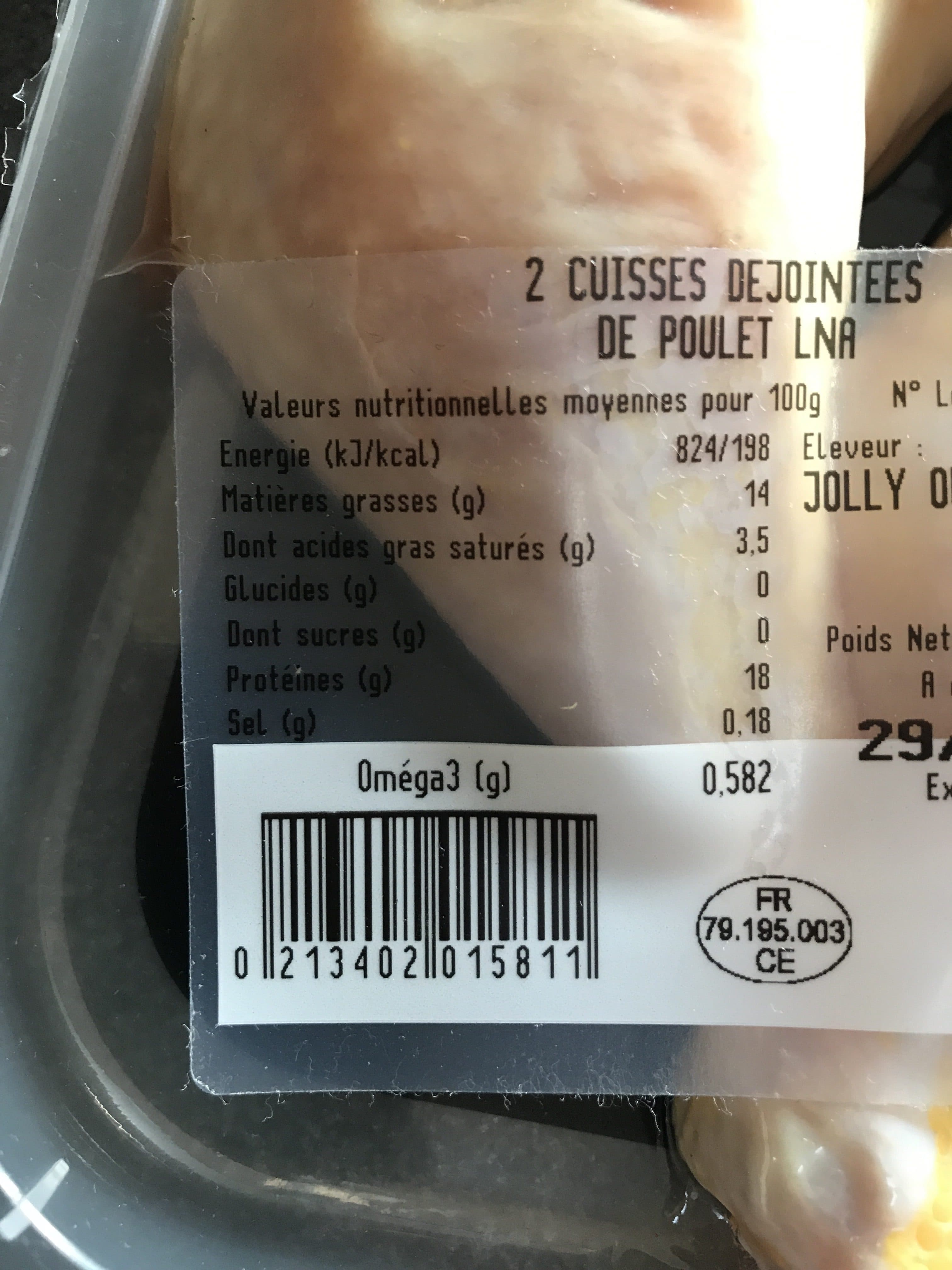 La Nouvelle Agriculture Cuisse de poulet packshot