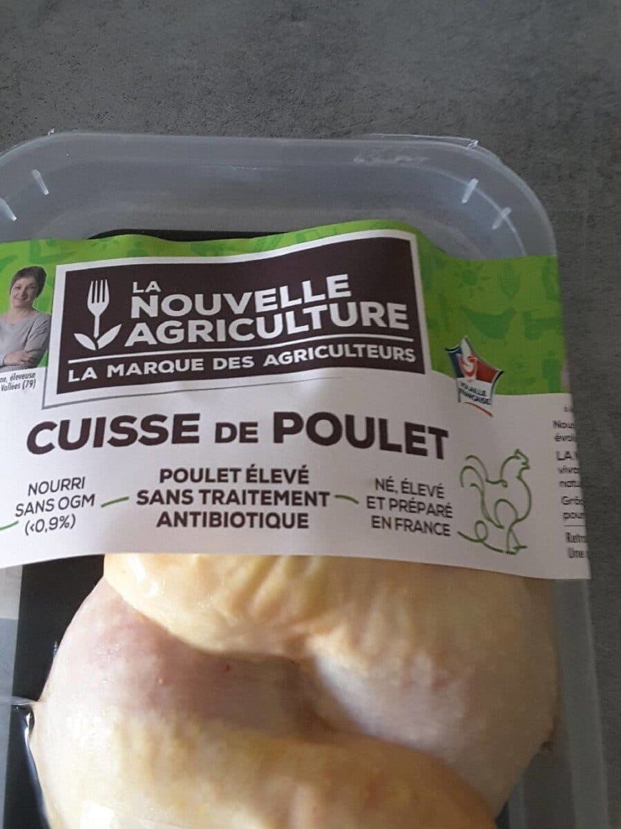 La Nouvelle Agriculture Cuisse de poulet élevé sans antibiotique packshot