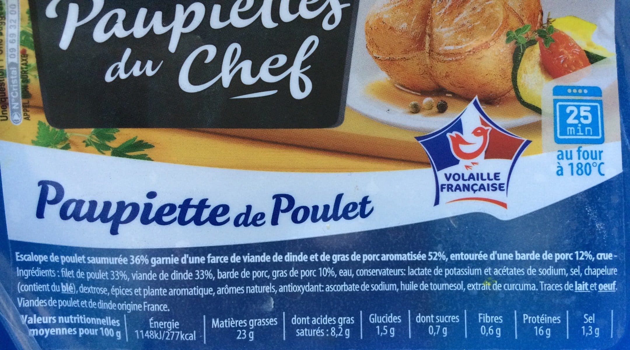 Père Dodu Paupiettes du chef packshot