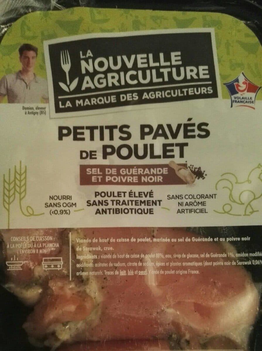 La Nouvelle Agriculture Petits pavés de poulet sel de guérande et poivre noir packshot