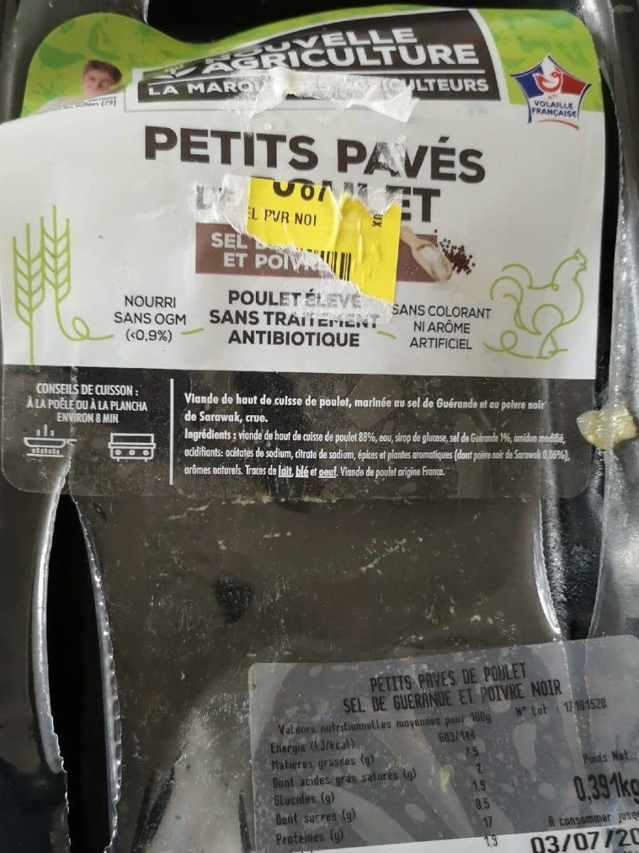 La Nouvelle Agriculture Petit pavé de poulet packshot