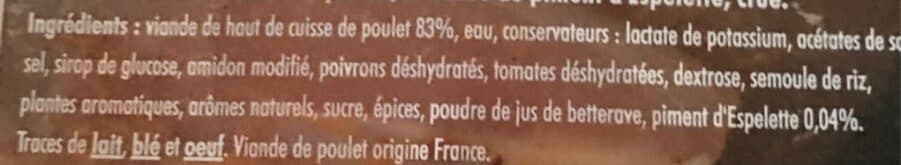 La Nouvelle Agriculture Petits pavés de poulet piment d'Espelette packshot