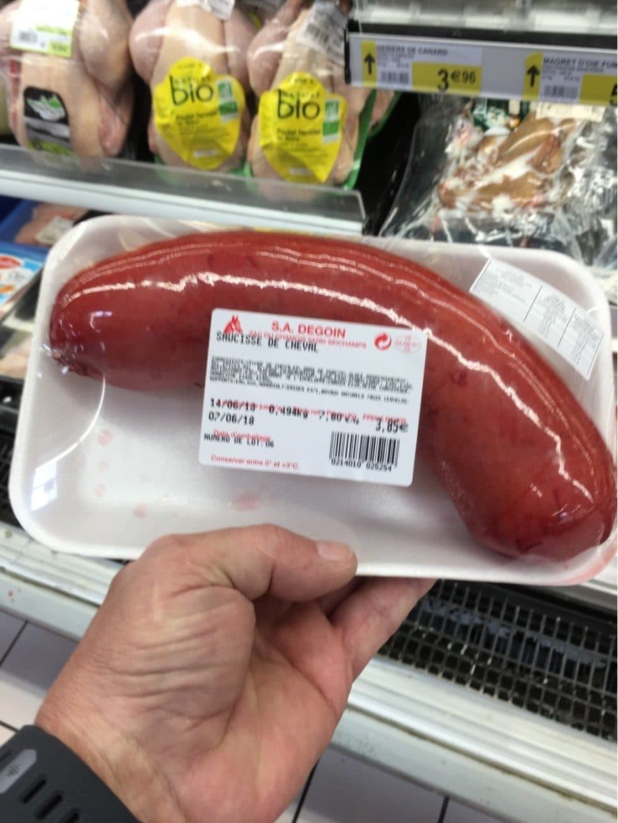 Open Food Facts Saucisse de cheval packshot