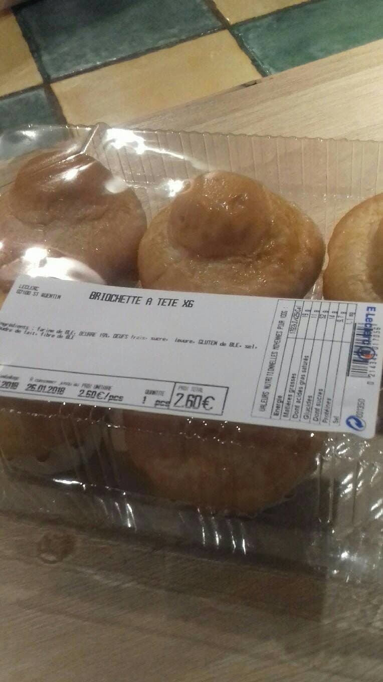 Leclerc Briochette à Tête packshot