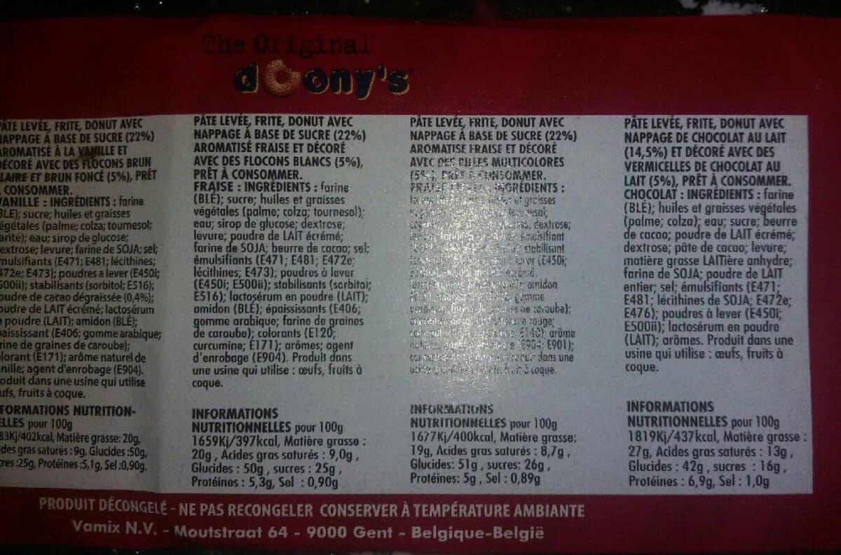 Open Food Facts Doony's packshot