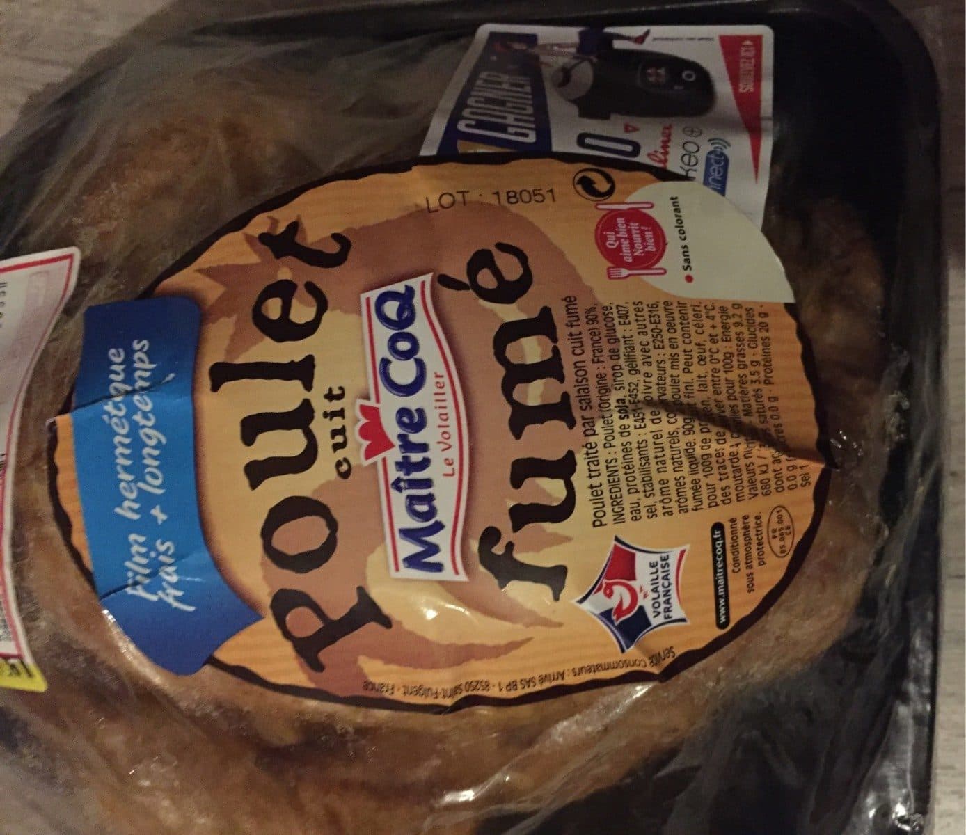 Maître CoQ Poulet cuit packshot