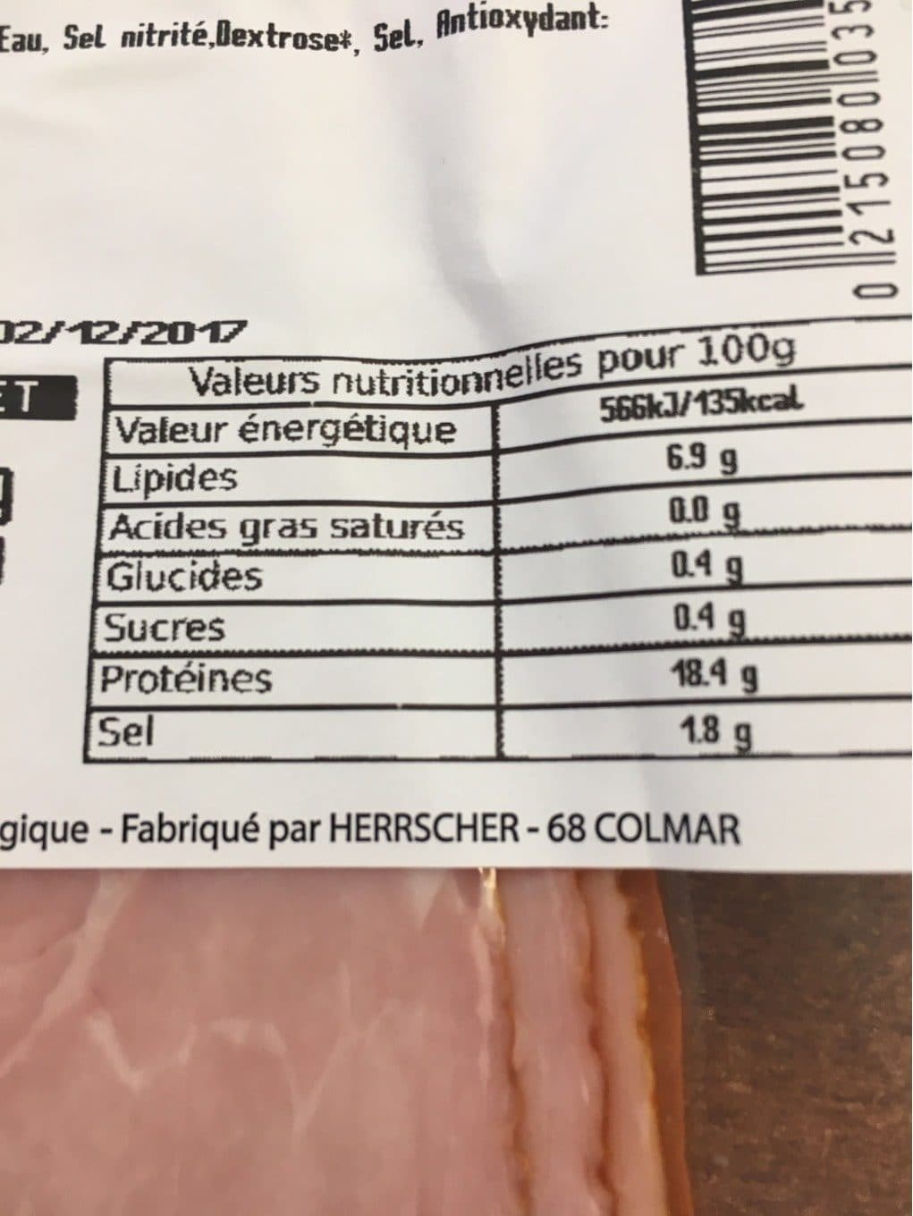 Charcuteries Artisanales Jambon blanc bio packshot