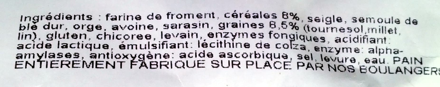 Leclerc Pain aux Céréales packshot