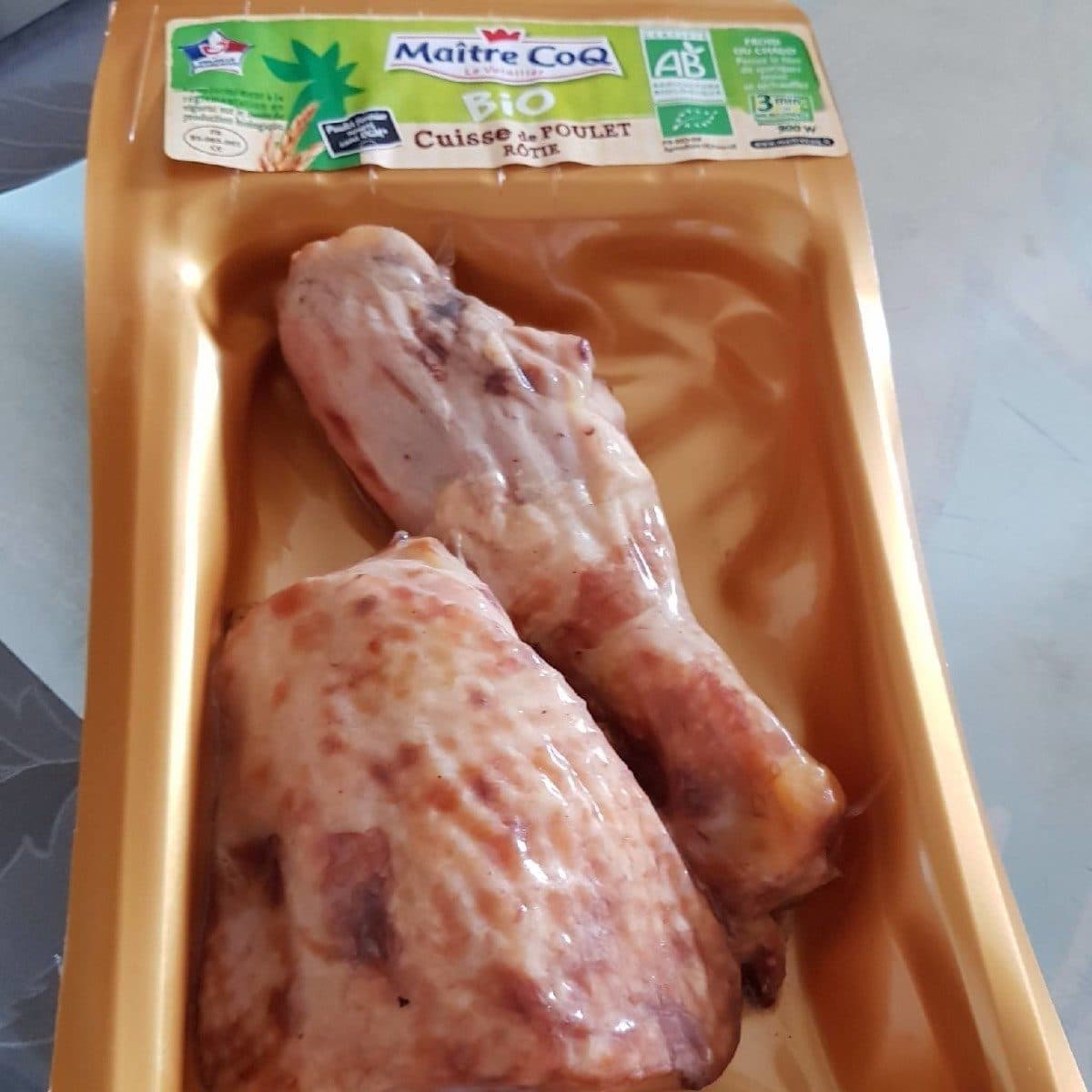 Maître CoQ Cuisse de poulet Rôti bio packshot
