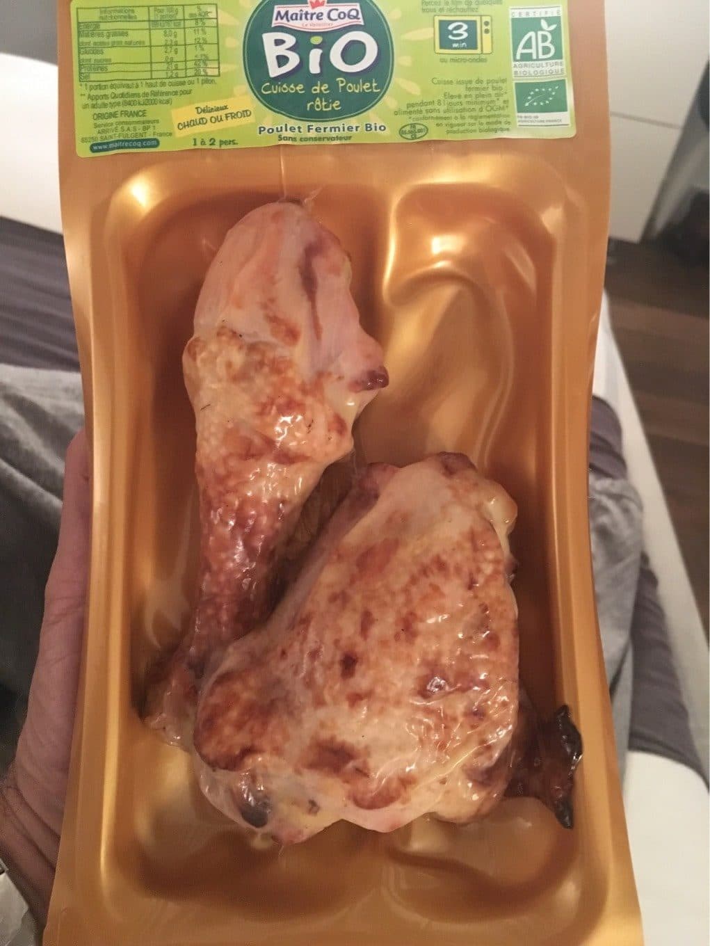 Maître CoQ Cuisse se poulet bio packshot
