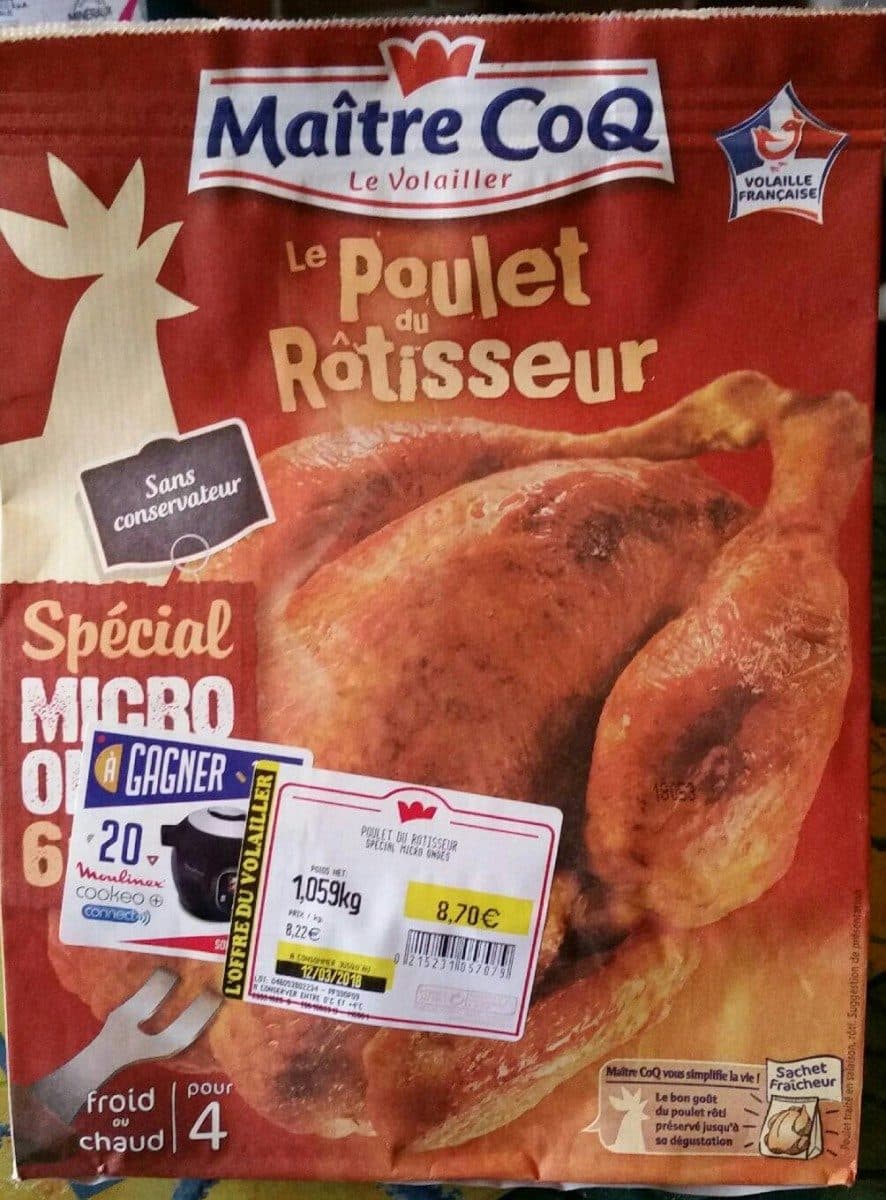 Maître CoQ le poulet du rôtisseur packshot