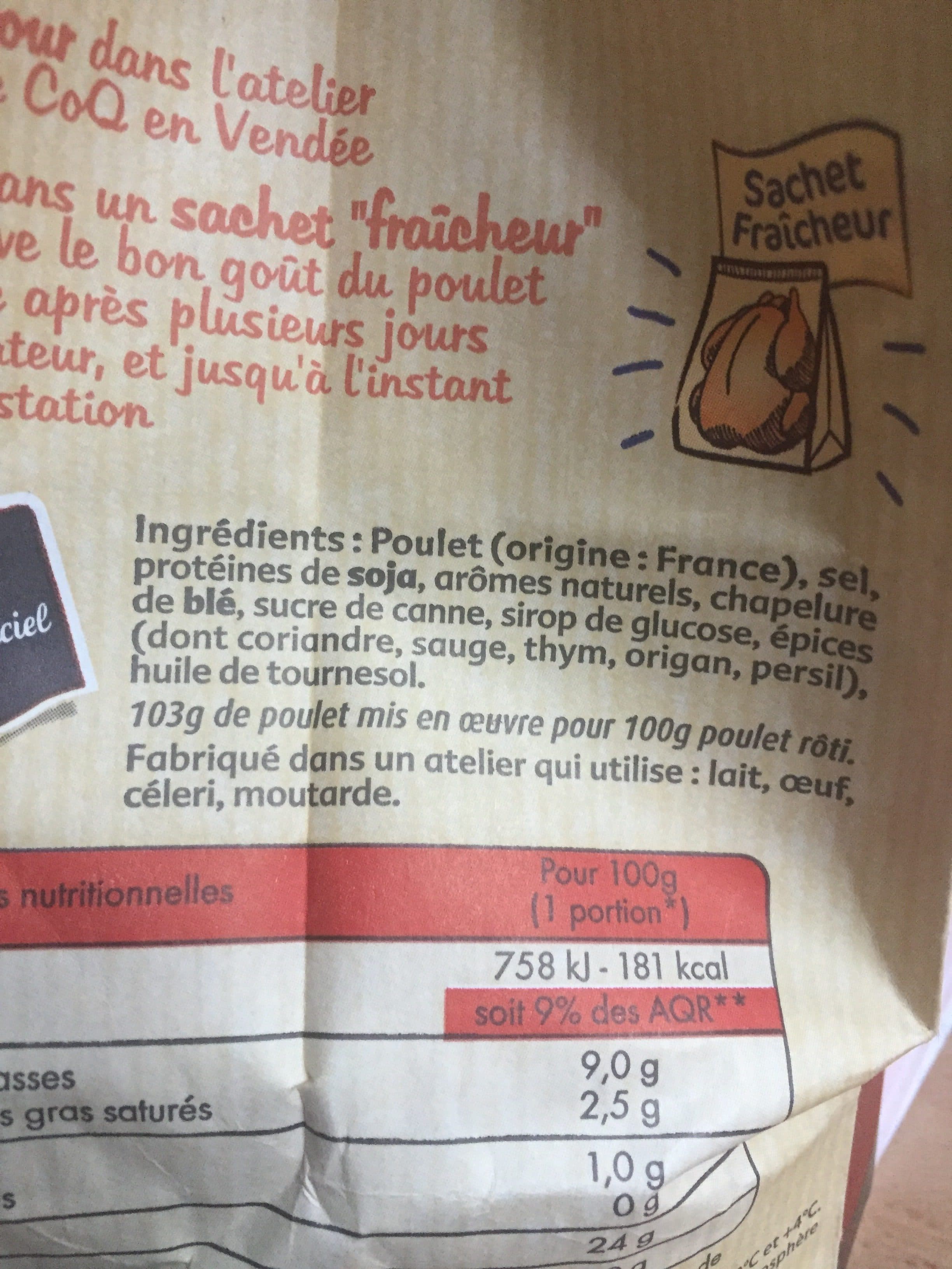 Maître CoQ Le poulet du rotisseur packshot