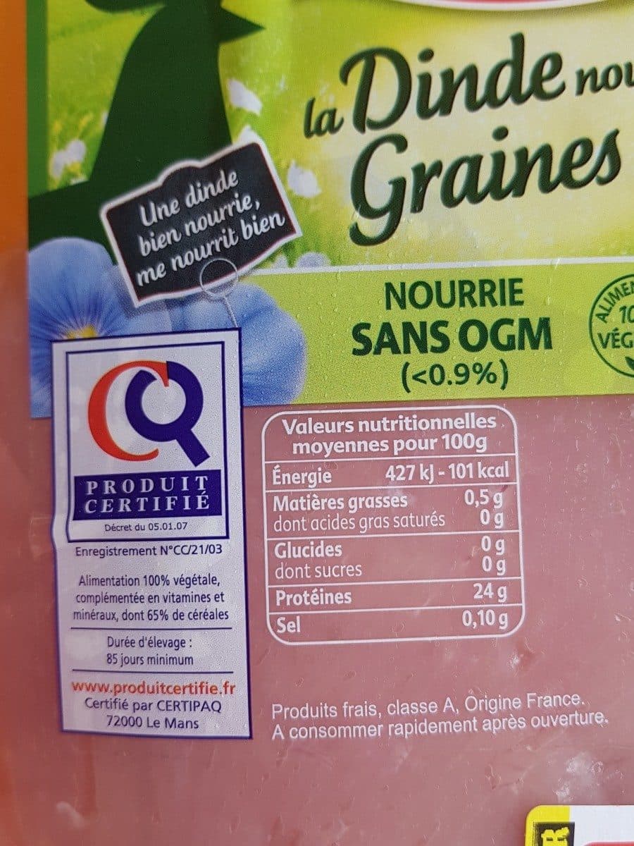 Maître CoQ Dinde nourie aux Graines de lin packshot