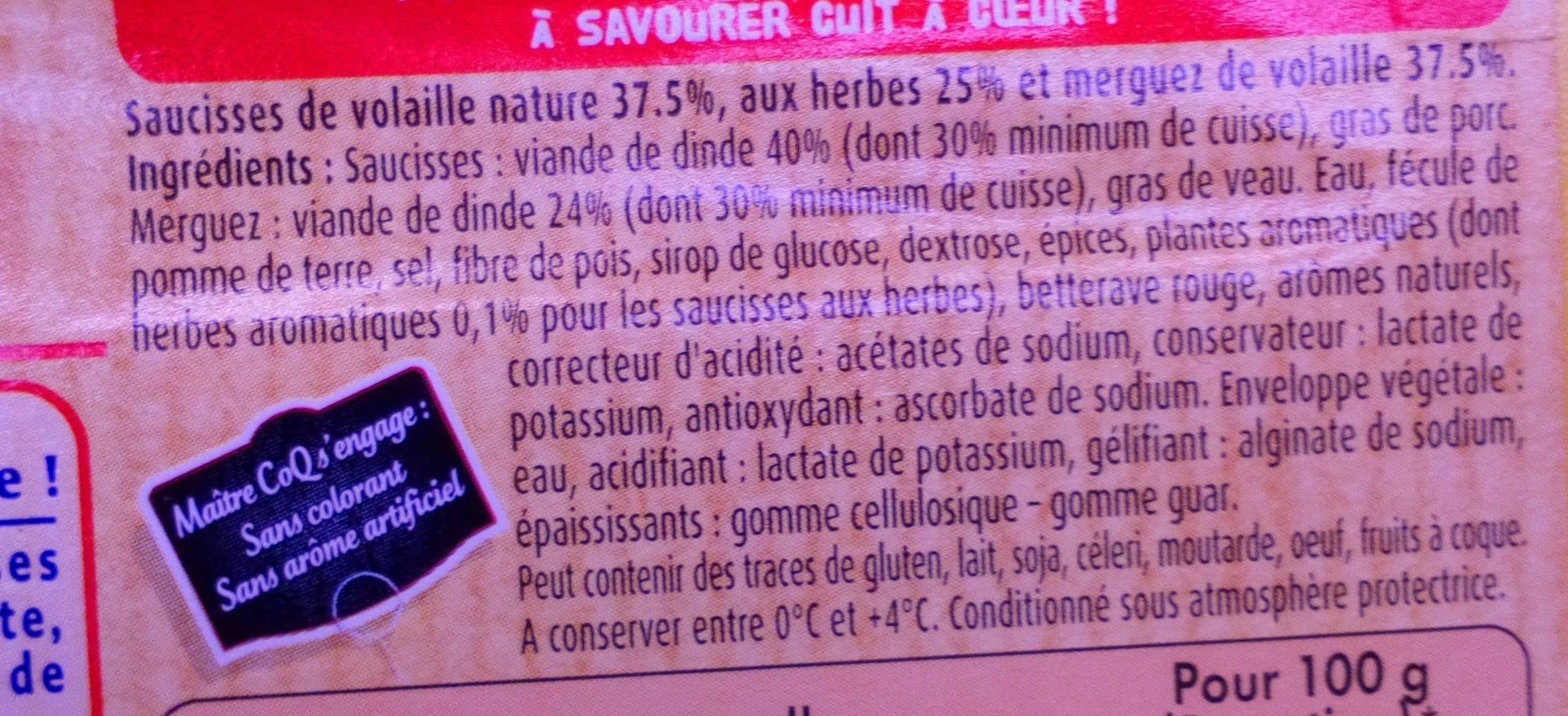 Open Food Facts Mini saucisses packshot