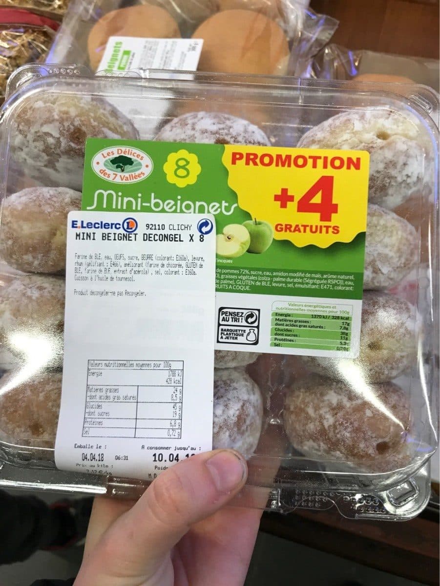 Les Délices des 7 Vallées Mini beignet pomme packshot