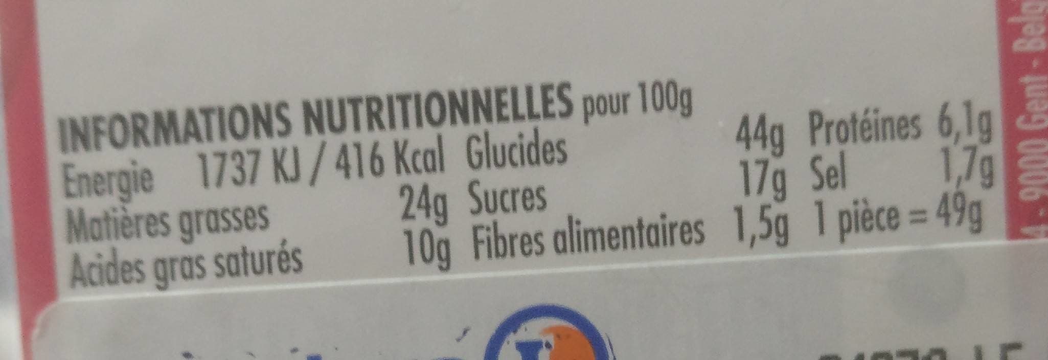 Leclerc Donuts The Original Doony's Nature Sucré packshot