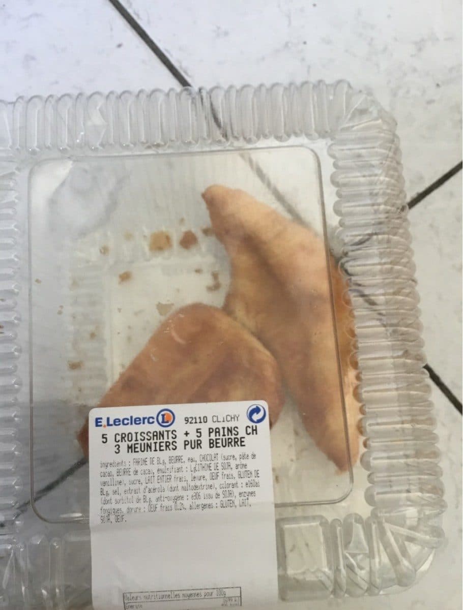 E.Leclerc Croissants et pains au chocolats packshot