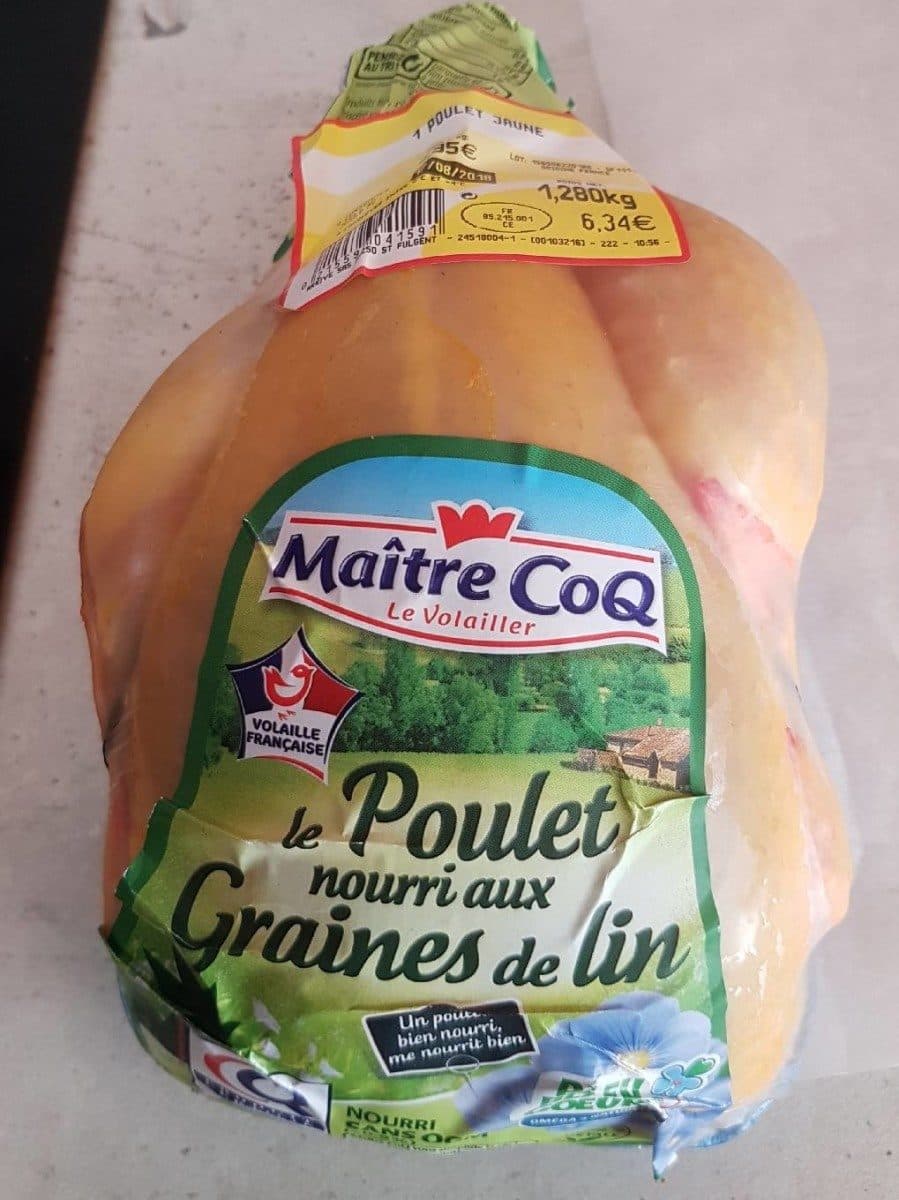 Maître CoQ Poulet Nourri aux graines de lin packshot