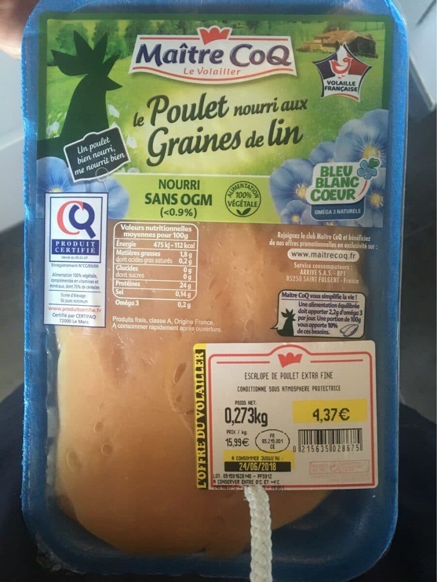 Maître CoQ blanc de poulet packshot