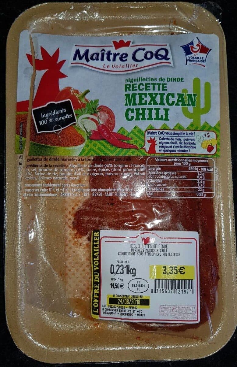 Maître CoQ Aiguillettes de Dinde Mexicain Chili packshot