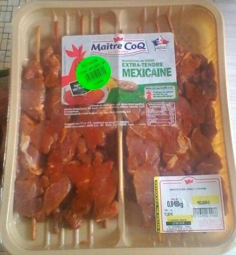 Maître CoQ Brochettes de dinde extra-tendre mexicaine packshot