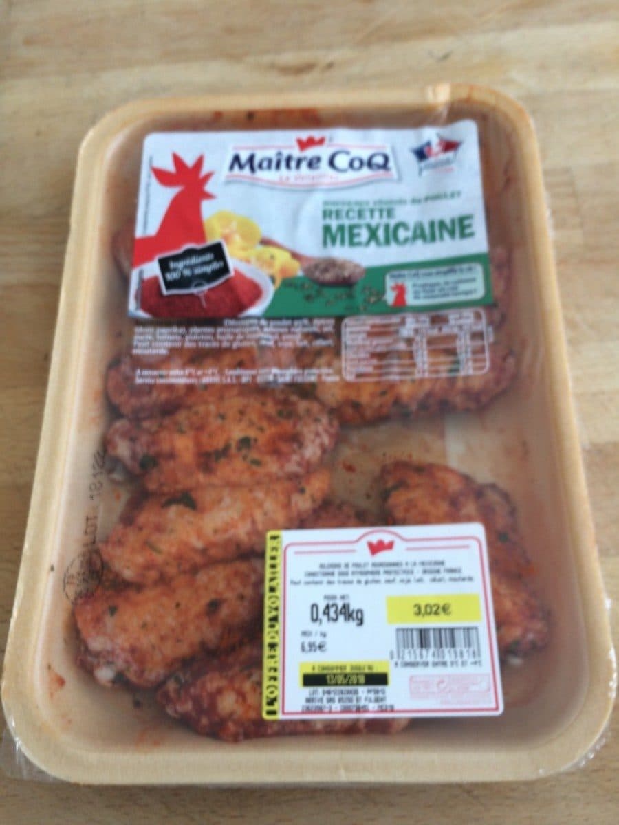 Open Food Facts Morceaux choisis de poulet recette Mexicaine packshot