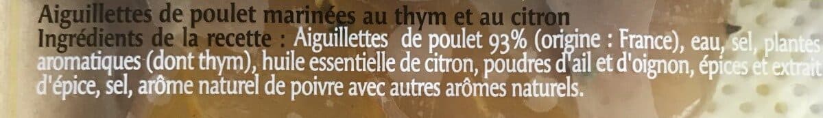 Maître CoQ Aiguillettes de poulet recette thym citron packshot