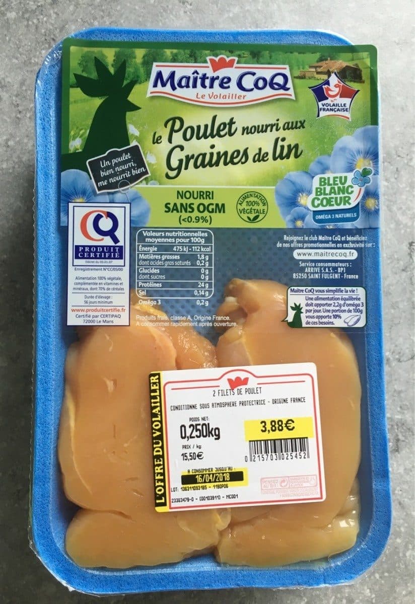 Maître CoQ Filets de poulet packshot